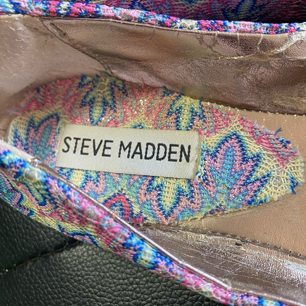 Steve Madden Women's Multicolor Flats Size 7.5M - Picture 11 of 13